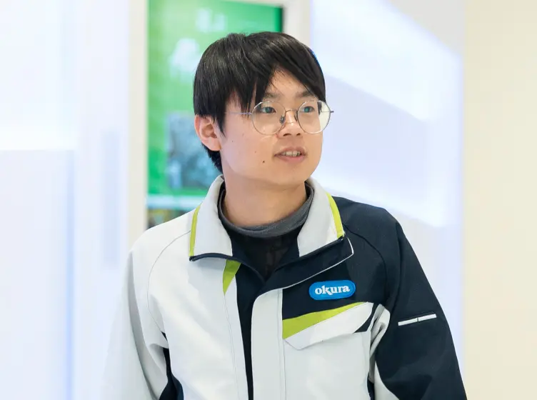 ロボット開発部で働く社員T.Tの写真