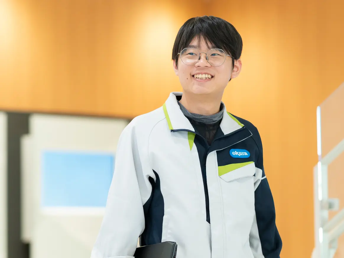 ロボット開発部で働く社員T.Tの写真